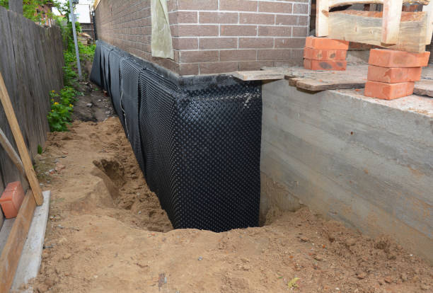 Crawl space vapor barrier installation in Columbia City, IN